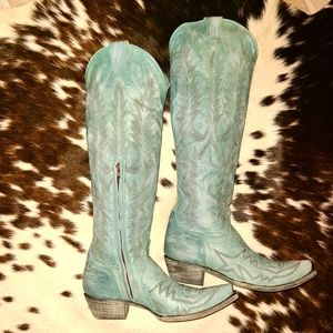 Turquoise Myra Boots